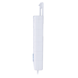 Solight přepěťová ochrana, 8z, USB A+C 3.4A, 2m, bílá