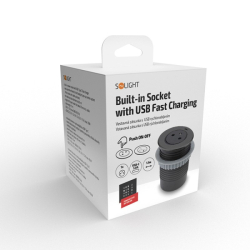 Vestavná zásuvka Solight PP127 USB