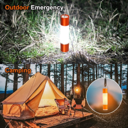Solight LED ruční nabíjecí svítilna s kampingovou lucernou, 250lm, Li-Ion, power bank, USB