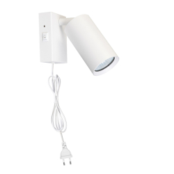 Solight nástěnná lampička CELE, 1x GU10, bílá