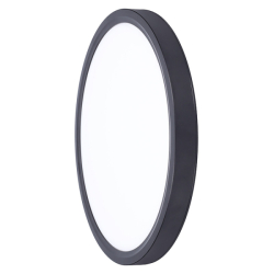 Solight LED osvětlení s dálkovým ovladačem Estela Black, 36W, 2700lm, 30cm, změna chromatičnosti, stmívatelné