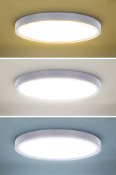 Solight LED osvětlení s dálkovým ovladačem Estela White, 36W, 2700lm, 30cm, změna chromatičnosti, stmívatelné