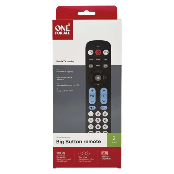 Univerzální dálkový ovladač OFA BIG BUTTON