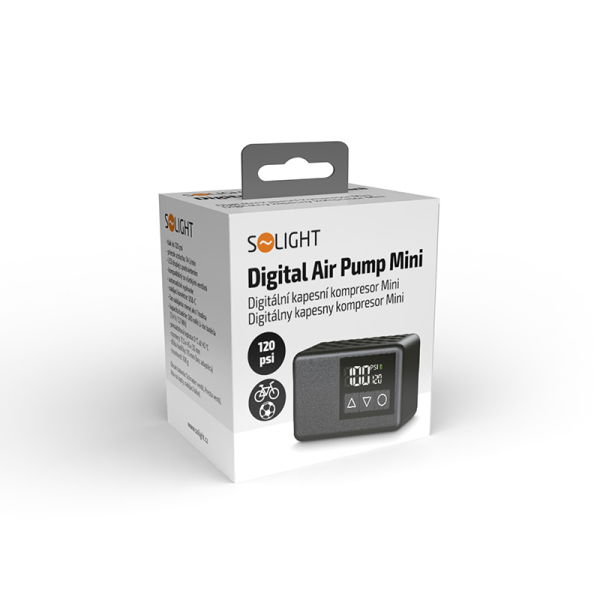 Solight digitální kapesní kompresor mini