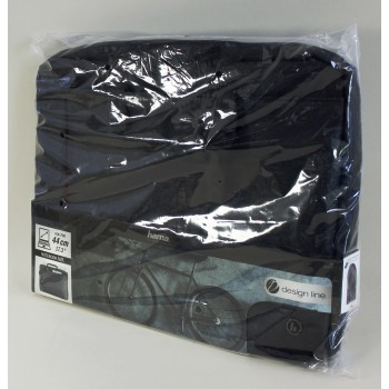 Hama brašna na Notebook s integrovaným USB kabelem Manchester, 44 cm (17,3"), černá