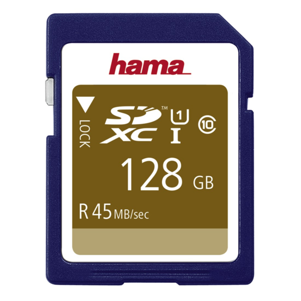 Hama SDXC 128 GB UHS-I 45 MB/s Class 10 
