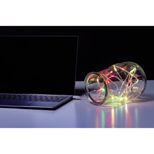 Hama USB LED světelný řetěz, barevný, 3 m, 12 ks v displeji, cena je uvedená za 1 kus