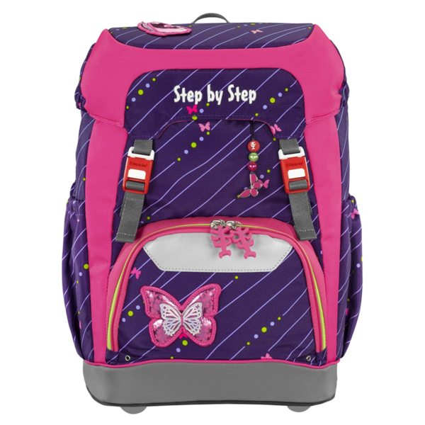 Školní batoh Step by Step GRADE Třpytivý motýl + BONUS Desky na sešity za 1,- Kč