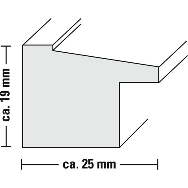 Hama rámeček plastový SIERRA, šedá, 13x18 cm