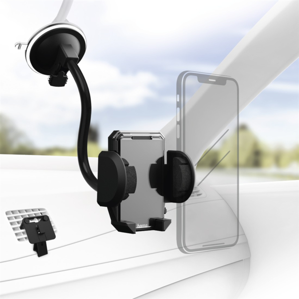 Hama univerzální držák mobilu ve vozidle, pro zařízenía s šířkou 4-11 cm, set