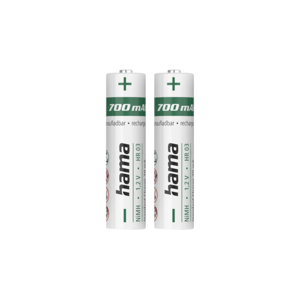 Hama NiMH akumulátor AAA Micro 700 mAh, 2 ks