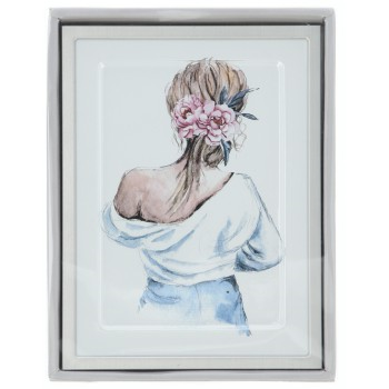Hama portrétový rámeček hliníkový LILLY, 15x20 cm, stříbrná