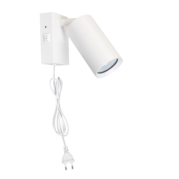 Solight nástěnná lampička CELE, 1x GU10, bílá