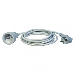 Prodlužovací kabel – spojka, 1,5m, bílý