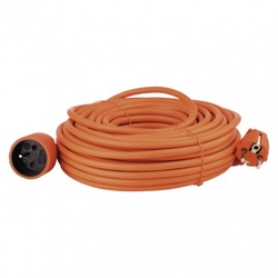 Prodlužovací kabel – spojka, 25m, oranžový